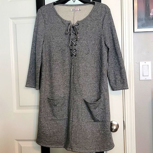 NWT-JustFab Sweater Dress - Picture 1 of 10